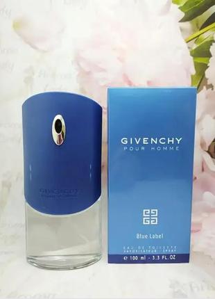 Чоловіча туалетна вода givaency blue labele 100 мл