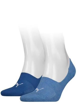 Шкарпетки puma footie 2p unisex синій уні 35-38