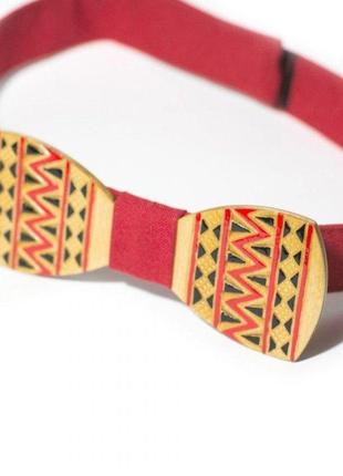 Деревянная галстук бабочка gofin патриотическая gbdh-8048 (bbx)4 фото