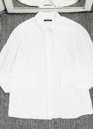 Новая белая льняная рубашка marc o polo
