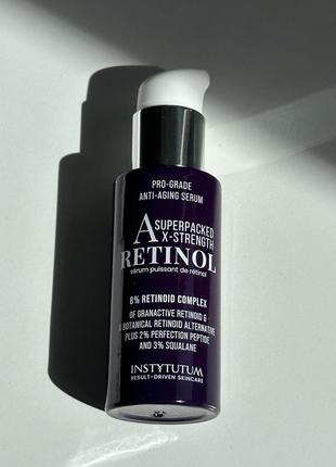 Концентрована сироватка з ретинолом instytutum pro-grade anti-aging x-strenght retinol serum, 30ml