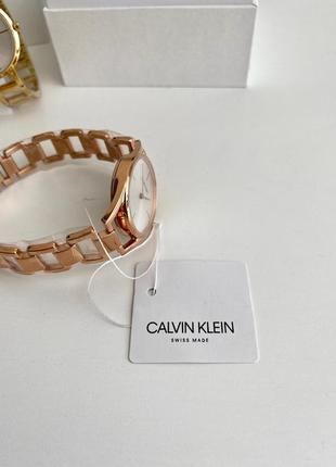Calvin klein женские наручные брендовые часы кельвин кляйн оригинал на подарок жене подарок девушке8 фото