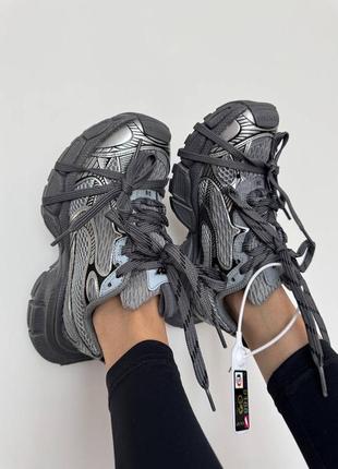 Жіночі кросівки balenciaga 3xl graphite grey premium