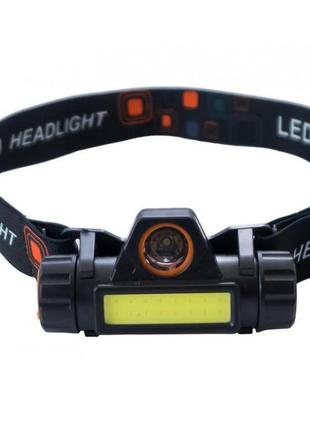 Ліхтар налобний -ручний headlight акумуляторний + магніт wx8101 (bbx)