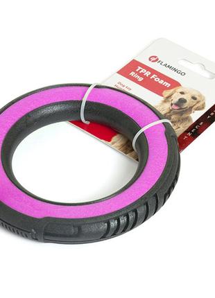 Іграшка для собак flamingo foam livia ring m (5400585072389) (bbx)