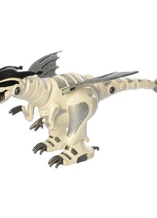 Радиоуправляемая игрушка limo toy динозавр 60x33x18 см серебристый (m 5474)