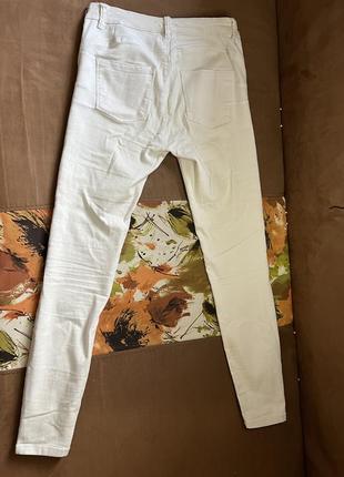 Джинсы/женские джинсы/ белые женские джинсы3 фото