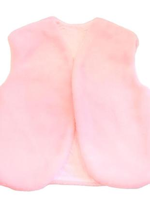 Детский маскарадный жилет zolushka 35см розовый (zl2277) (bbx)