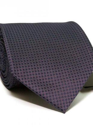 Краватка з фіолетовим відтінком у синії точки gin-2314