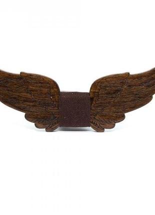 Деревянная бабочка gofin крылья темная gbdh-8128 (bbx)