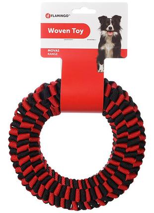 Плетена іграшка для собак flamingo movas woven ring (5400585175240) (bbx)