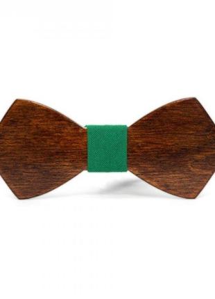 Деревянная галстук бабочка gofin обычная темная gbdh-8105
