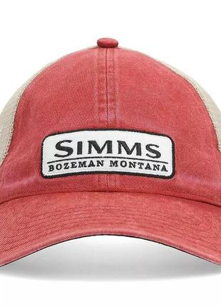 Кепка simms heritage trucker simms orange