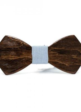 Деревянная галстук бабочка gofin темная обычная gbdh-8109