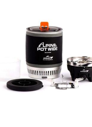 Газовий пальник kovea kb-0703w alpine pot wide (kb-0703w) (bbx)