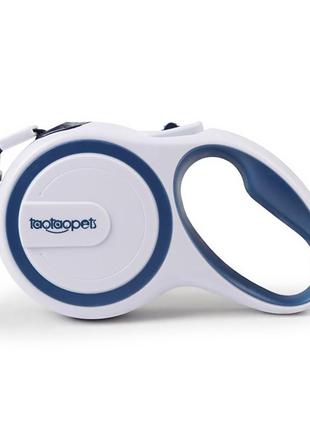 Повідець рулетка для собак taotaopets 173320 3 m blue (5306-18190) (bbx)