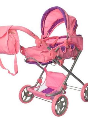 Детская коляска melogo 9333/014/9119 84x77x44 см светло-розовая (sk000039) (bbx)
