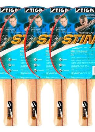 Ракетки для настольного тенниса stiga sting 4set (9796)