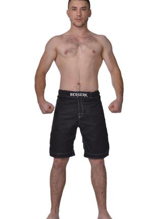 Шорти mma berserk sport legacy чорний + size (на резинці) l(34)