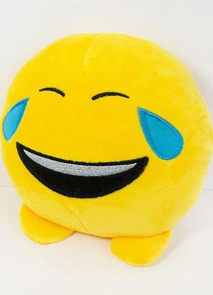 Мягкая игрушка weber toys смайлик emoji смехотунчик 18см (wt621) (bbx)