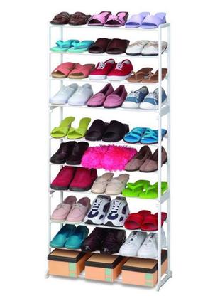 Полка для обуви amazing shoe rack на 30 пар (200606)