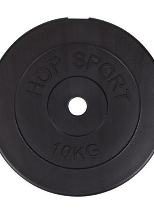 Композитный диск-блин wcg 10 кг черный (300.000.004) (bbx)