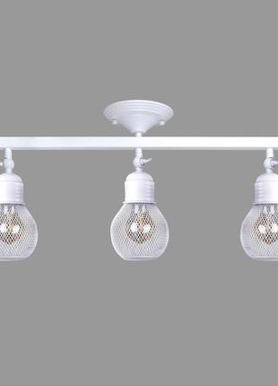 Потолочная люстра лампочки в стиле лофт lightled 907-x005f-3 wh (bbx)