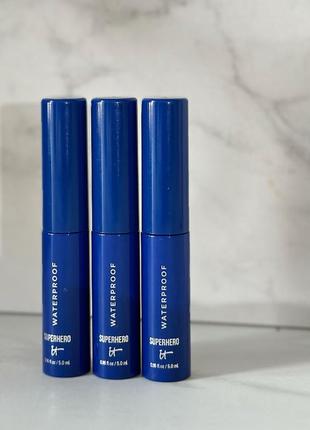 Тушь it cosmetics superhero volumizing waterproof mascara, 5ml