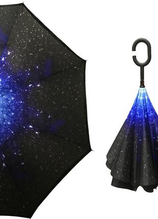 Женский зонт up-brella звёздное небо женский (2907-7778)