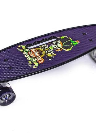 Пенниборд penny board print pirate с ручкой (1804264360) (bbx)