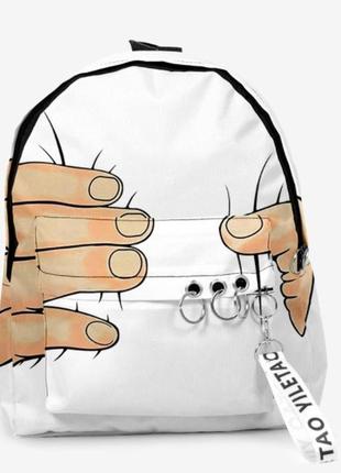 Рюкзак аніме jsstore пальці білий (bbx)
