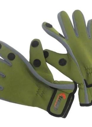 Перчатки tramp trgb-002-l из неопрена green (bbx)