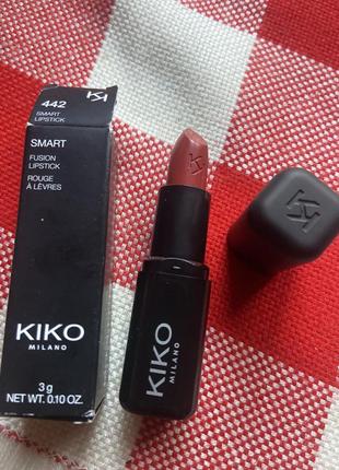 Помада kiko smart fusion lipstick 442