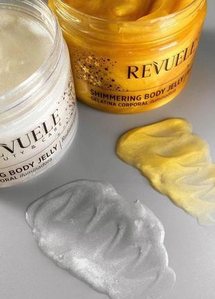 Желе для тіла revuele shimmering body jelly gold 400 мл