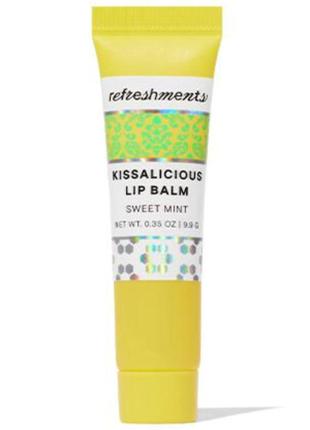 Зволожувальний бальзам для губ refreshments kissalicious lip balm sweet mint 9.9 г