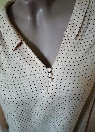 Блуза у горошек 3