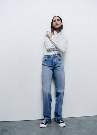 Джинси-бойфренди zw zara woman jeans