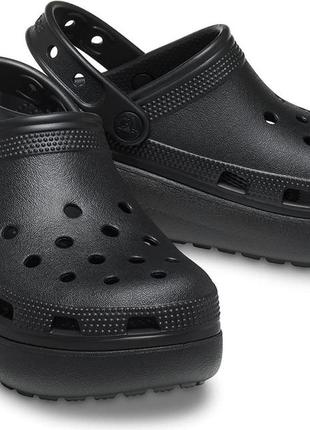 Crocs cutie clog сабо черные женские.