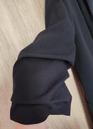 Стильный черный пиджак жакет тренч размер 58-60-622 фото