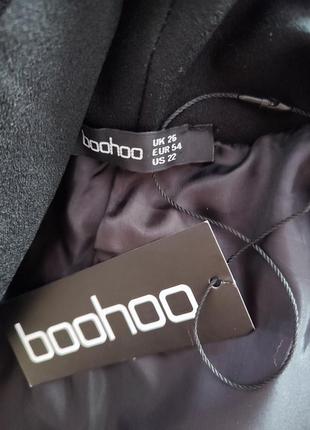 Стильный черный пиджак жакет тренч размер 58-60-624 фото