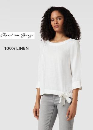 Льняная блуза белая от christian berg