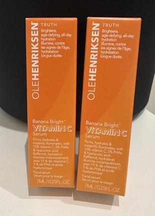 Мультикислотна сироватка з вітаміном с 15% — olehenriksen banana bright 15% vitamin c dark spot serum