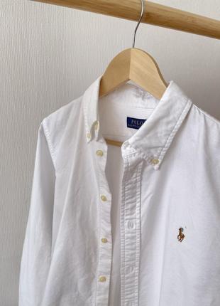 Polo ralph lauren белая рубашка2 фото