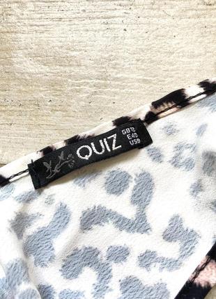 Леопардовый укороченный комбинезон quiz с завязкой на спине.10 фото