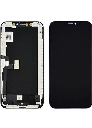 Дисплей для iphone xs з сенсором чорний incell