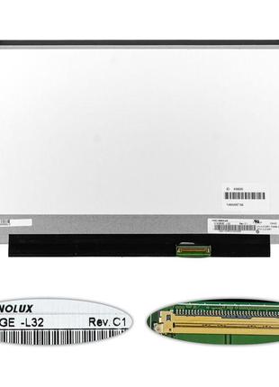 Матрица 14.0" n140bge-l32 (1366*768, 40pin, led, slim (вертикальные ушки), глянец, разъем справа внизу) для