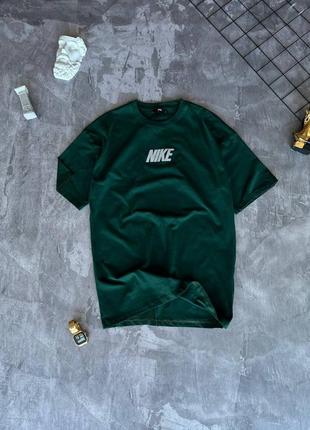 Мужская зеленая футболка nike ( рефлектив )