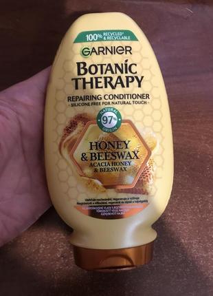 Бальзам-ополіскувач garnier botanic therapy мед і прополіс 200 мл