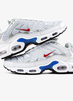 💎 nike air max plus white university red (gs)