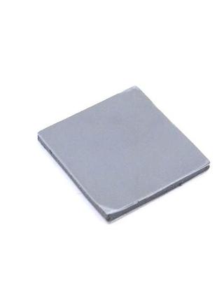 Термопрокладка силиконовая для ноутбука halnziye hy100 (25*25*2.0mm, 4w/m-k) серая.
